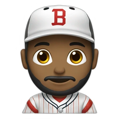 Jugador beisbol sticker