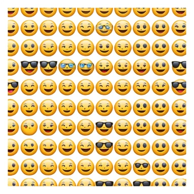 Emojili duvar kağıdı sticker