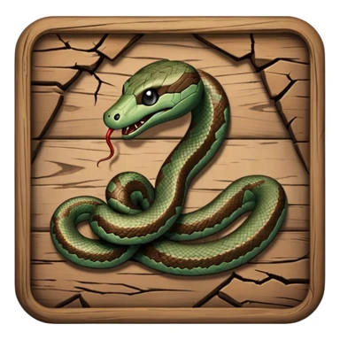 Sign that reads “Blame Snakes” sticker