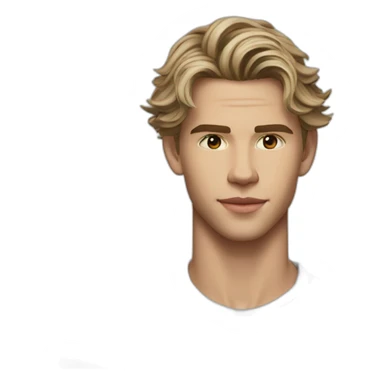 Austin Butler handsome actor dune sticker