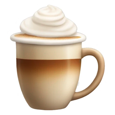 a cup of capuucino sticker