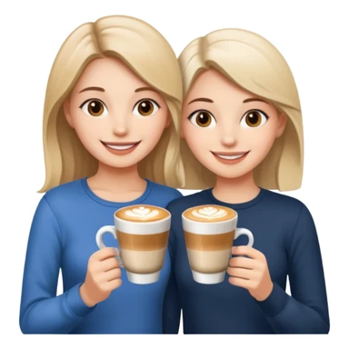 GIRLS WITH CAPPUCINO sticker