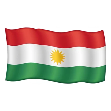 full screen kurdistan flag sticker