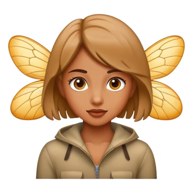 The girl in the fly sticker