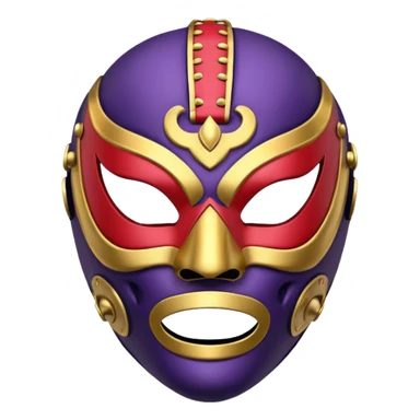 wrestling mask sticker