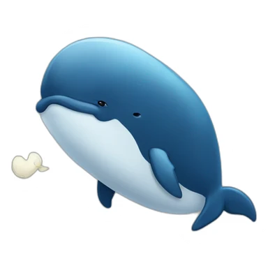 whale-person-mascot-sad sticker