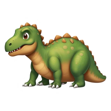 tired office dinosaur on the floor sticker