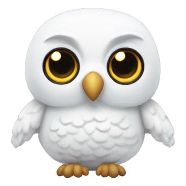 harry potter hedwig plush sticker