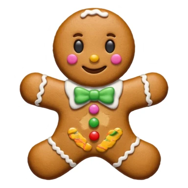 gingerbread sticker