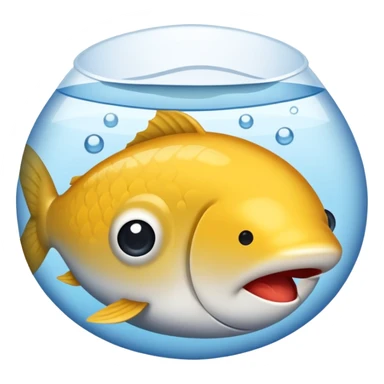 En grå Abbor-fisk sticker