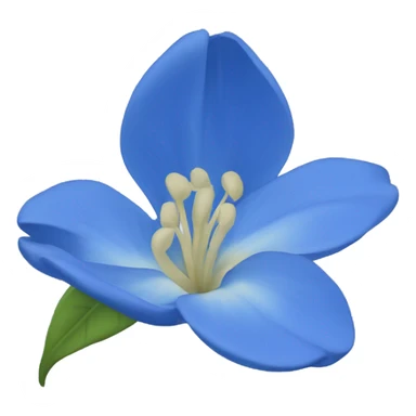 Night BLUE Jasmine flower  sticker