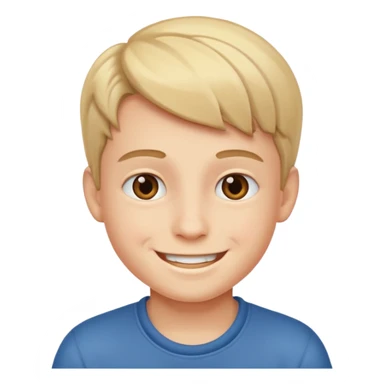 boy smiling in real life sticker