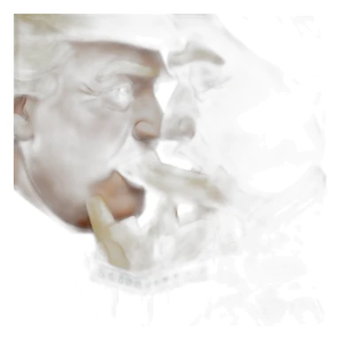 Poutine and Trump kiss sticker