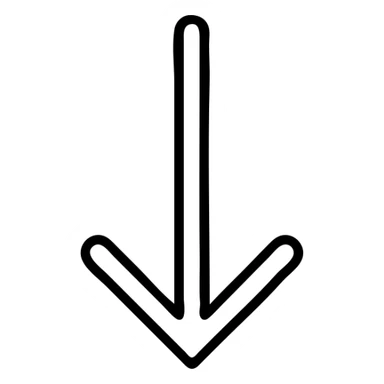 red arrow pointing down sticker