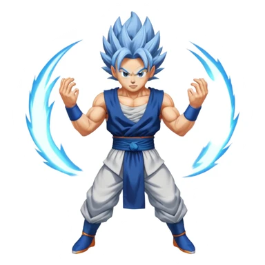 gogeta ultra instinct ultra ego fusion sticker