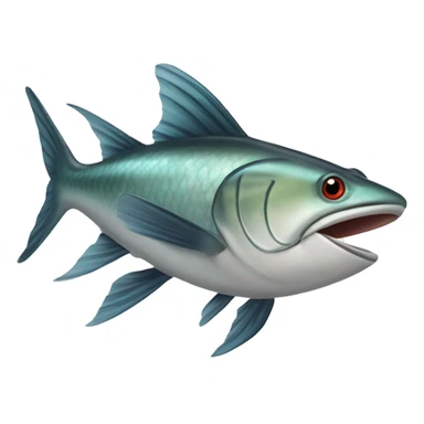 The Exocoetidae flying fish/ flying cod sticker