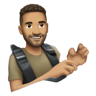 A man inside Nissan gtr r35 driting sticker