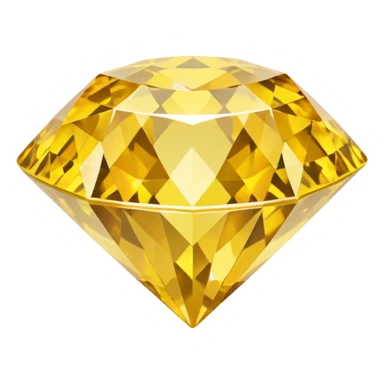 make a soft yellow diamond shape icon emoji sticker