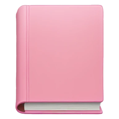 Light pink book sticker