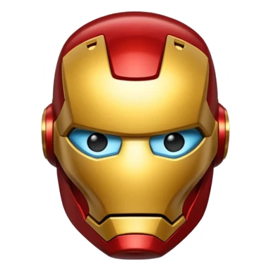 Generate a ironman emoj sticker