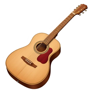 acoustic guitar sticker