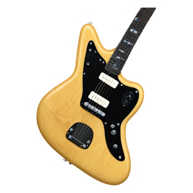 Kurt Cobain Jaguar & American Professional II Jazzmaster crossed forming a cross sticker