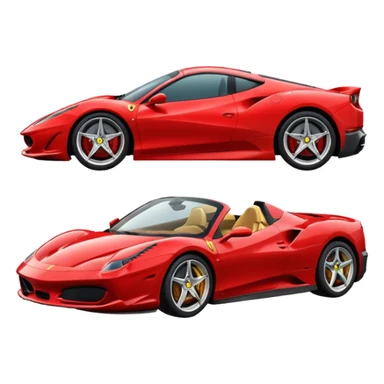 make a emoji of ferrari sticker