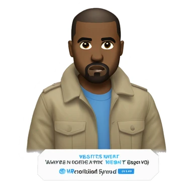 kanye west united nations  sticker