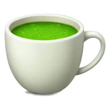 Cup of green te sticker