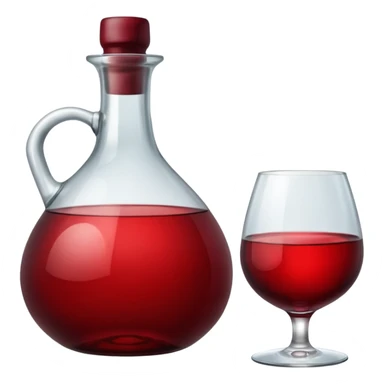 demijohn of wine sticker