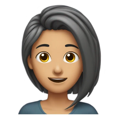 woman pulling out hair sticker