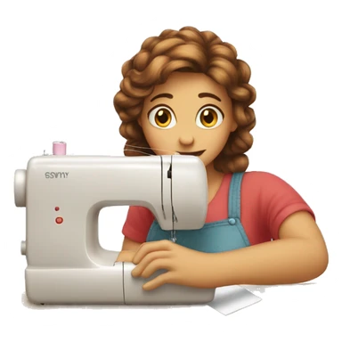 sally carrera sewing sticker