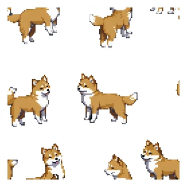 happy shiba inu dancing sticker