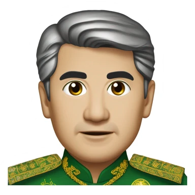 Saparmurat Niyazov president Turkmenistan sticker