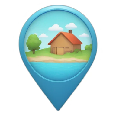 location pin sticker