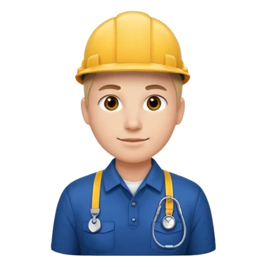 Employee with Lanyards sticker