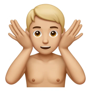 emoji using hands to strangle self sticker