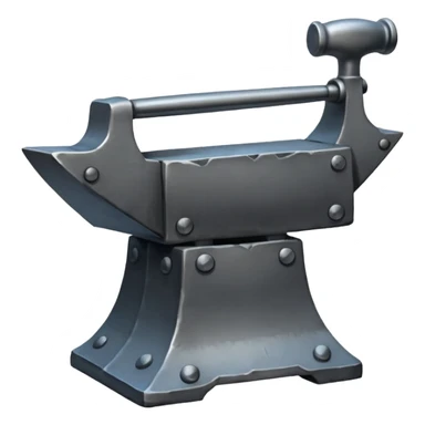 create realistic anvil sticker