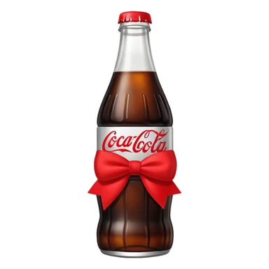 Coca cola Diet coke with small  bow sticker