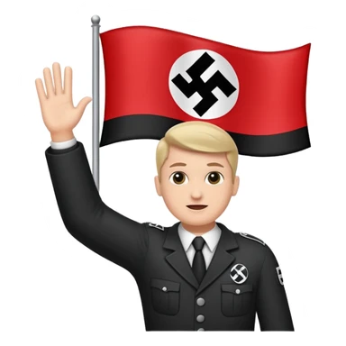 Nazi flag sticker