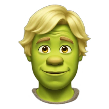 Shrek blond sticker