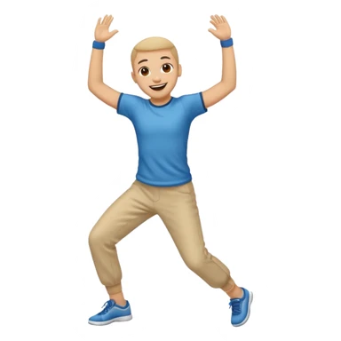 Dancing sticker