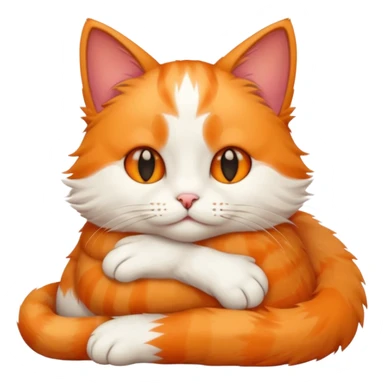 cat hug sticker