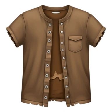 Peasant rags clothes sticker