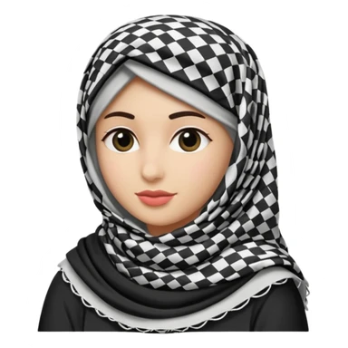 Palestinian keffiyeh sticker