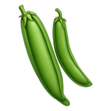 green bean sticker