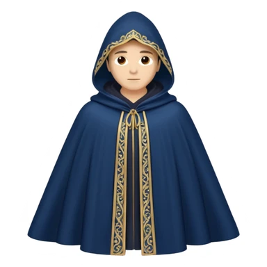 Zauberer reiseumhang von hinten sticker