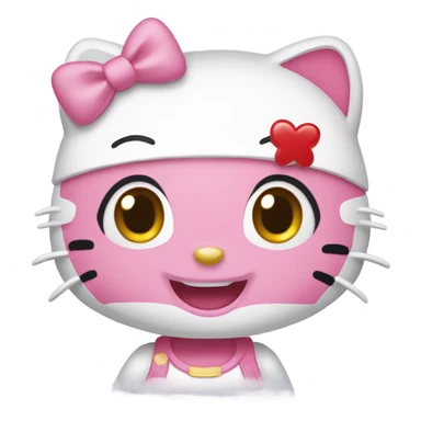 Happy happy hello kitty sticker