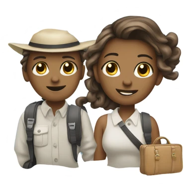 Give me 5 emoji related to travel. Make them all girly.   sticker