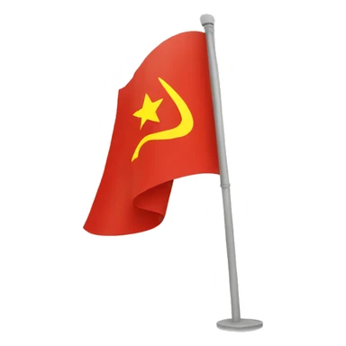 Soviet flag sticker